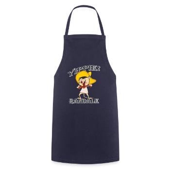 Mouse Mexico Yippie Riots - Cooking Apron - navy - Front - AI Model Male 185 dark (185cm)
