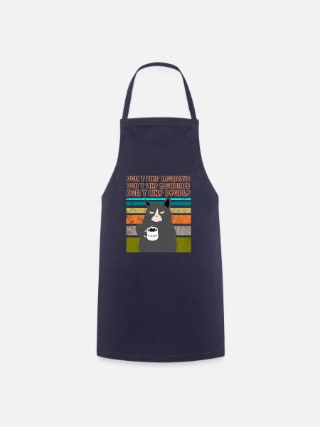 KAFFEE KATZE - Kochschürze - Navy