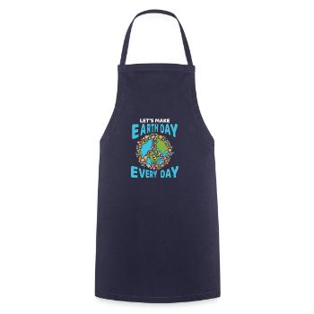 Earth Day Earthday Environmental Protection Environment Nature - Cooking Apron - navy - Front - AI Model Male 185 dark (185cm)