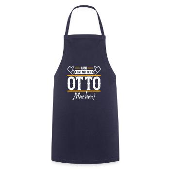 Otto Geschenkidee Geschenk Geburtstag - Kochschürze - Navy - Vorne - AI Model Male 185 dark (185cm)