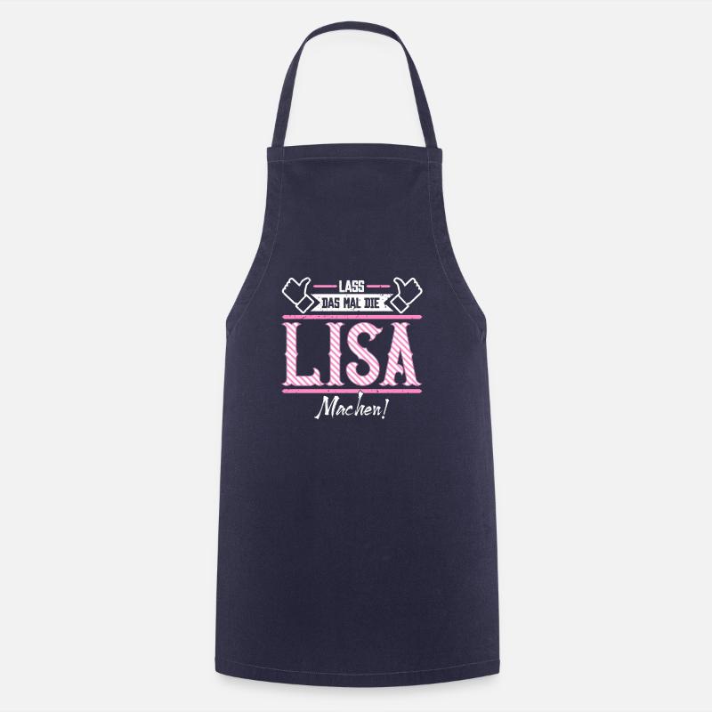Lisa Geschenkidee Geschenk Geburtstag - Kochschürze - Navy
