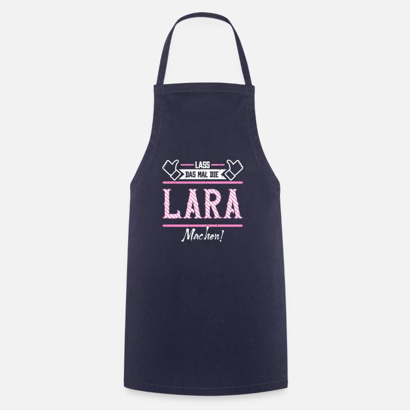 Lara Geschenkidee Geschenk Geburtstag - Kochschürze - Navy