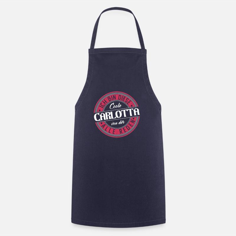 Carlotta Geschenkidee Geschenk Geburtstag - Kochschürze - Navy
