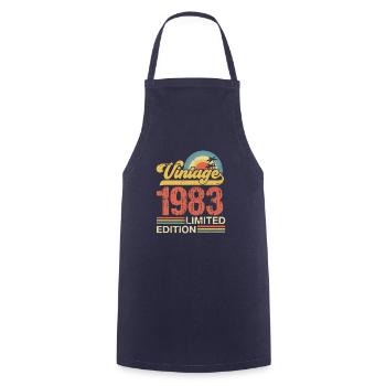 1983 - Tablier de cuisine - marine - Devant - AI Model Male 185 dark (185cm)