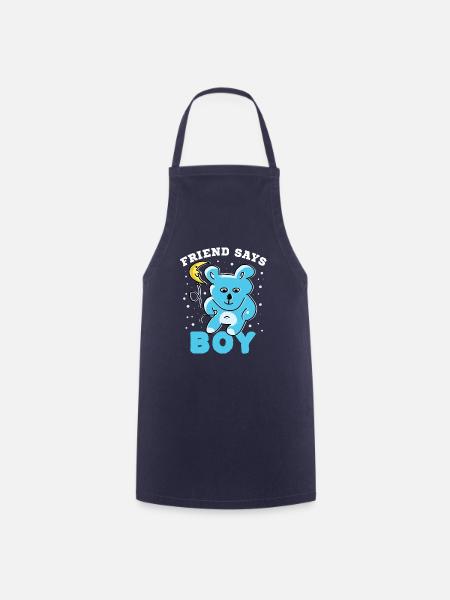 Junge - Babyshower - Kochschürze - Navy