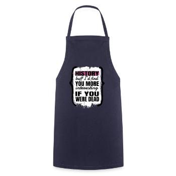 African American History African American Pride - Cooking Apron - navy - Front - AI Model Male 185 dark (185cm)