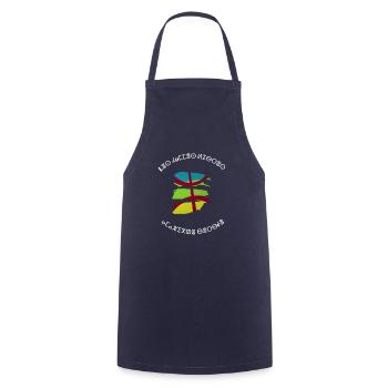 kabyle T-shirt graffiti Le Printemps berbère - Tablier de cuisine - marine - Devant - AI Model Male 185 dark (185cm)