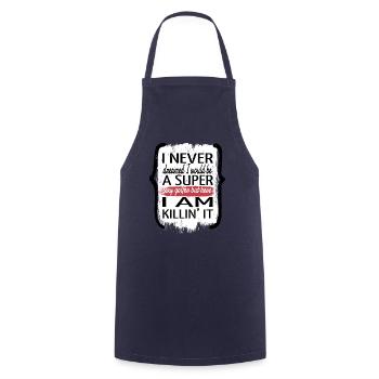 golfkids golf clubs funny boysgolf funnygolfquote - Cooking Apron - navy - Front - AI Model Male 185 dark (185cm)