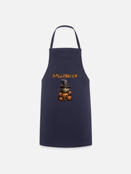KÜRBISSE HALLOWEEN - Kochschürze - Navy