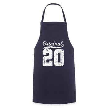 20 Original 4 Jahren Junge Mädchen Geburtstag - Kochschürze - Navy - Vorne - AI Model Male 185 dark (185cm)