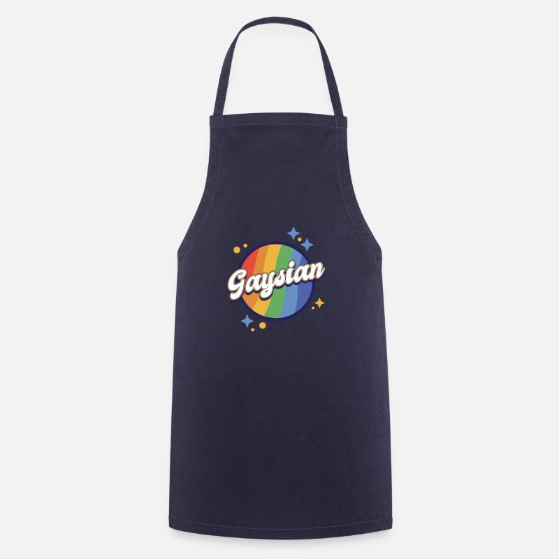 Radiant Pride Spectrum - Cooking Apron - navy