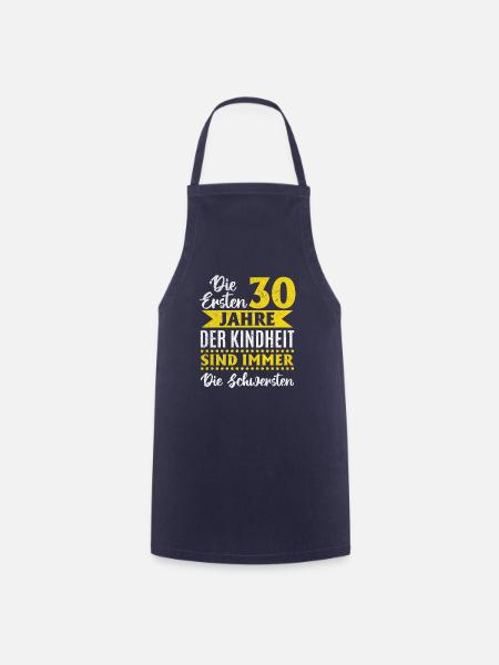 30. Geburtstag - Kochschürze - Navy