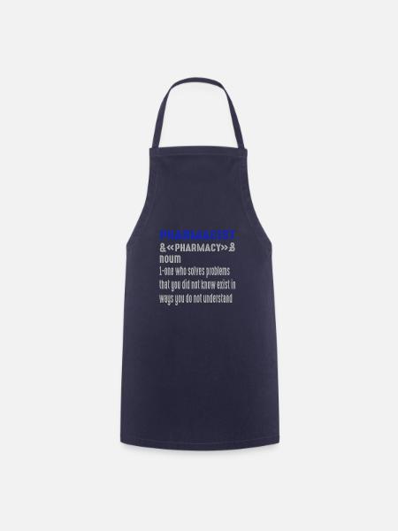 Zukunft Vintage Retro Apotheker Apotheke Tech - Kochschürze - Navy