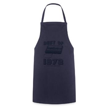 Das Beste aus 1972 Retro Mixtape Vintage 53. Geburtstag - Kochschürze - Navy - Vorne - AI Model Male 185 dark (185cm)