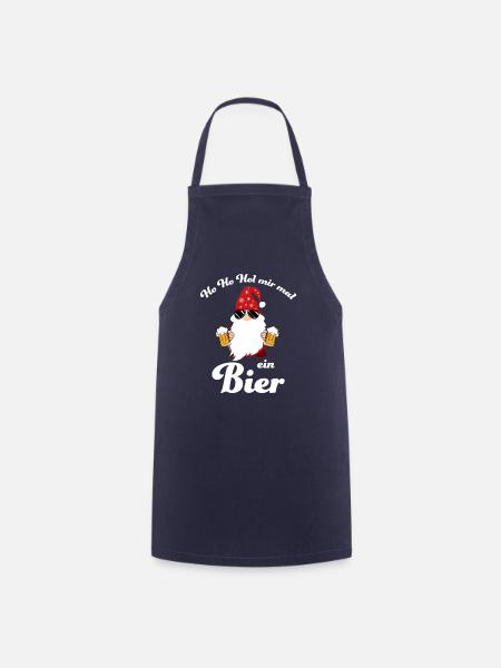 bier3 Zeichenfläche 1 - Kochschürze - Navy