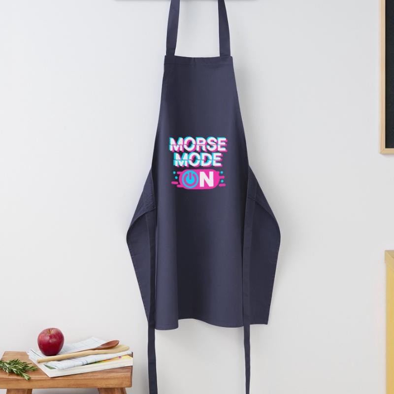 Morsecode, Morse, code Morse activé Tablier de cuisine