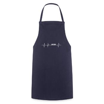 Weber Herzschlag Familie Nachname Geschenk - Kochschürze - Navy - Vorne - AI Model Male 185 dark (185cm)