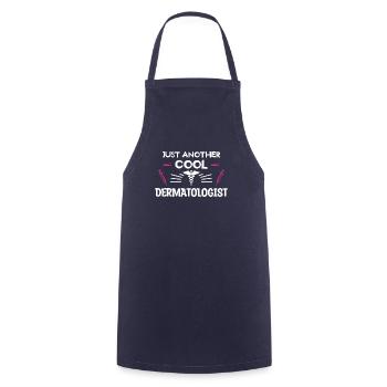 Just Another Cool Dermatologist Dermatology - Cooking Apron - navy - Front - AI Model Male 185 dark (185cm)