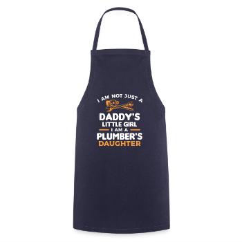 I Am Not Just A Daddy's Little Girl Daughter - Cooking Apron - navy - Front - AI Model Male 185 dark (185cm)