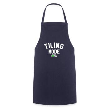 Tiling Mode On Tilers Tile Tiler - Cooking Apron - navy - Front - AI Model Male 185 dark (185cm)