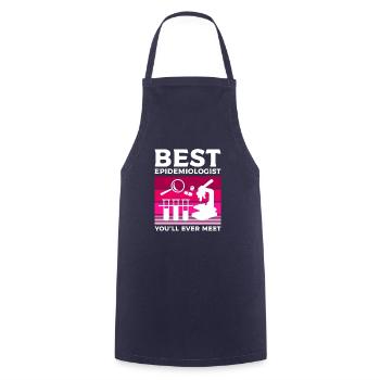 Best Epidemiologist You'll Ever Meet Epidemiology - Cooking Apron - navy - Front - AI Model Male 185 dark (185cm)