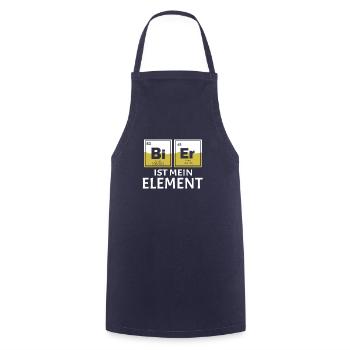 Bier ist mein Element Filmriss Biertrinker Bier - Kochschürze - Navy - Vorne - AI Model Male 185 dark (185cm)