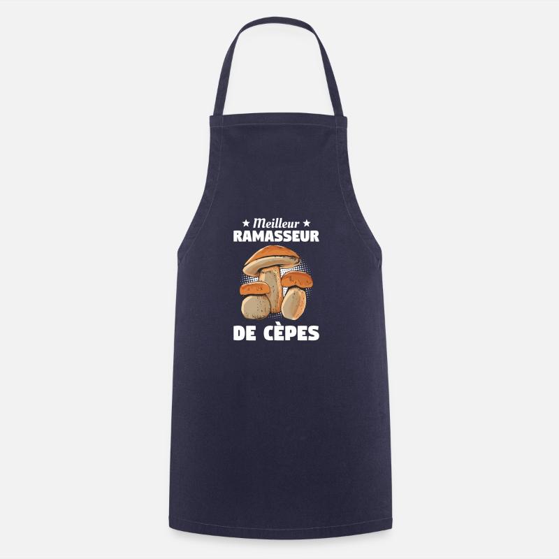 Meilleur Ramasseur De Cèpes Champignons - Tablier de cuisine - marine