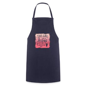 I'm The Crazy Rehab Nurse They Warned You About RN - Cooking Apron - navy - Front - AI Model Male 185 dark (185cm)
