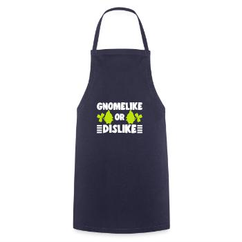Gnomelike ou n’aime pas Elf Garden Miniature Cadeau - Tablier de cuisine - marine - Devant - AI Model Male 185 dark (185cm)