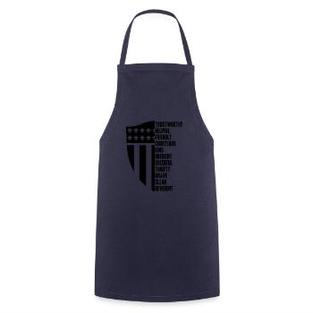 Boy Scout Cool - Tablier de cuisine - marine - Devant - AI Model Male 185 dark (185cm)