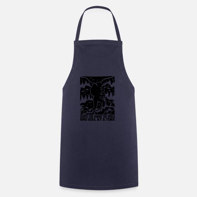 Fille scoute - Tablier de cuisine - marine