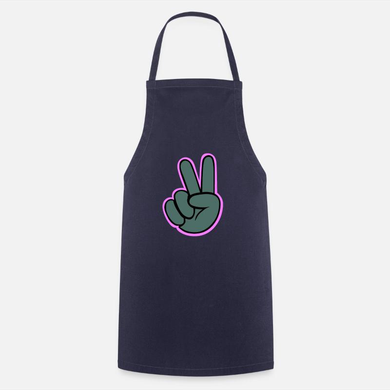 Main de la victoire - Tablier de cuisine - marine