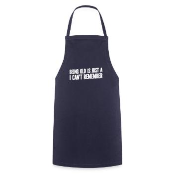 Black humor Funny - Cooking Apron - navy - Front - AI Model Male 185 dark (185cm)