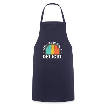Black humor - Cooking Apron - navy - Front - AI Model Male 185 dark (185cm)