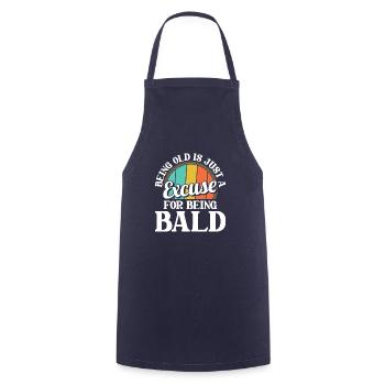 Black humor - Cooking Apron - navy - Front - AI Model Male 185 dark (185cm)