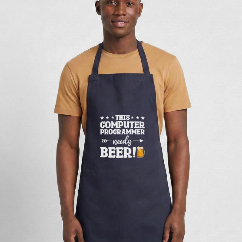 This Computer Programmer Needs Beer Programming Cooking Apron