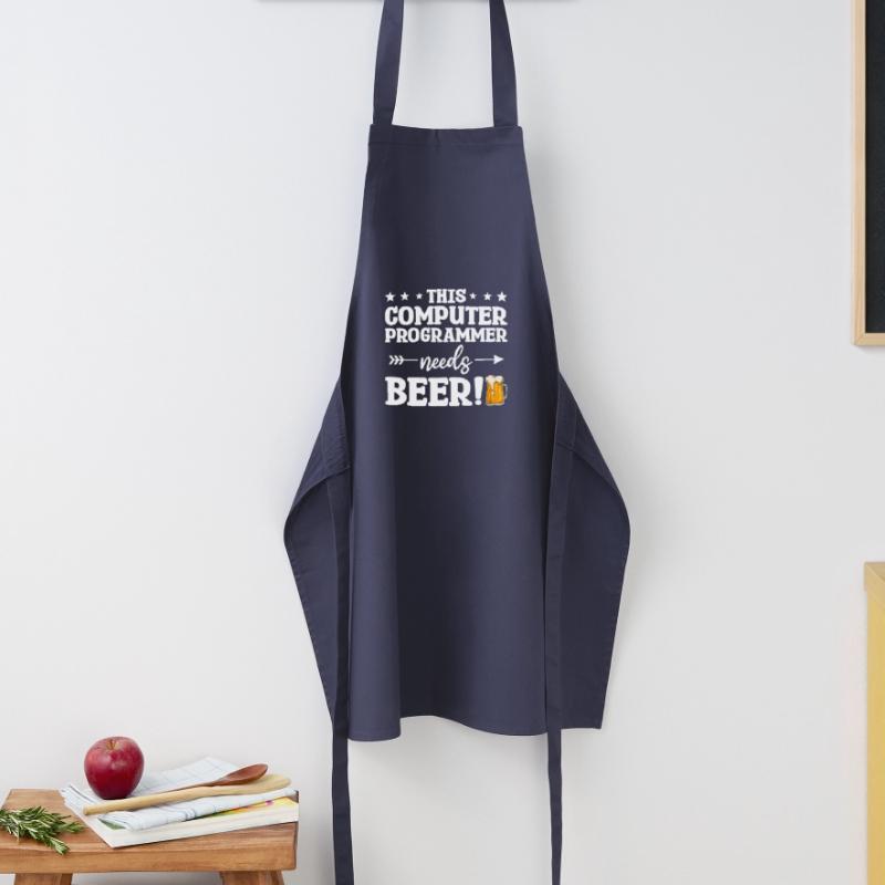 This Computer Programmer Needs Beer Programming Cooking Apron