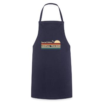Vintage Special Edition Tiertrainer - Kochschürze - Navy - Vorne - AI Model Male 185 dark (185cm)