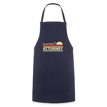 Vintage Special Edition Avocat Avocat - Tablier de cuisine - marine - Devant - AI Model Male 185 dark (185cm)