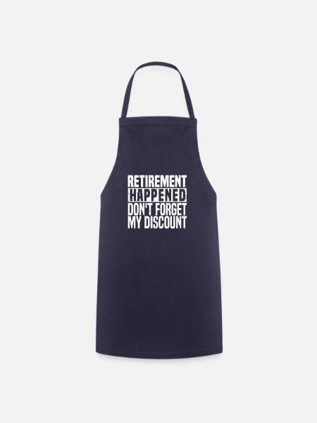 Rentner Rente - Kochschürze - Navy