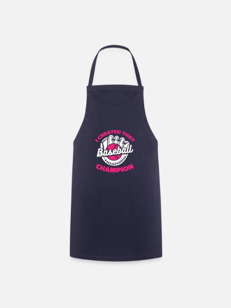 Baseball Mutter Baseball Mama - Kochschürze - Navy