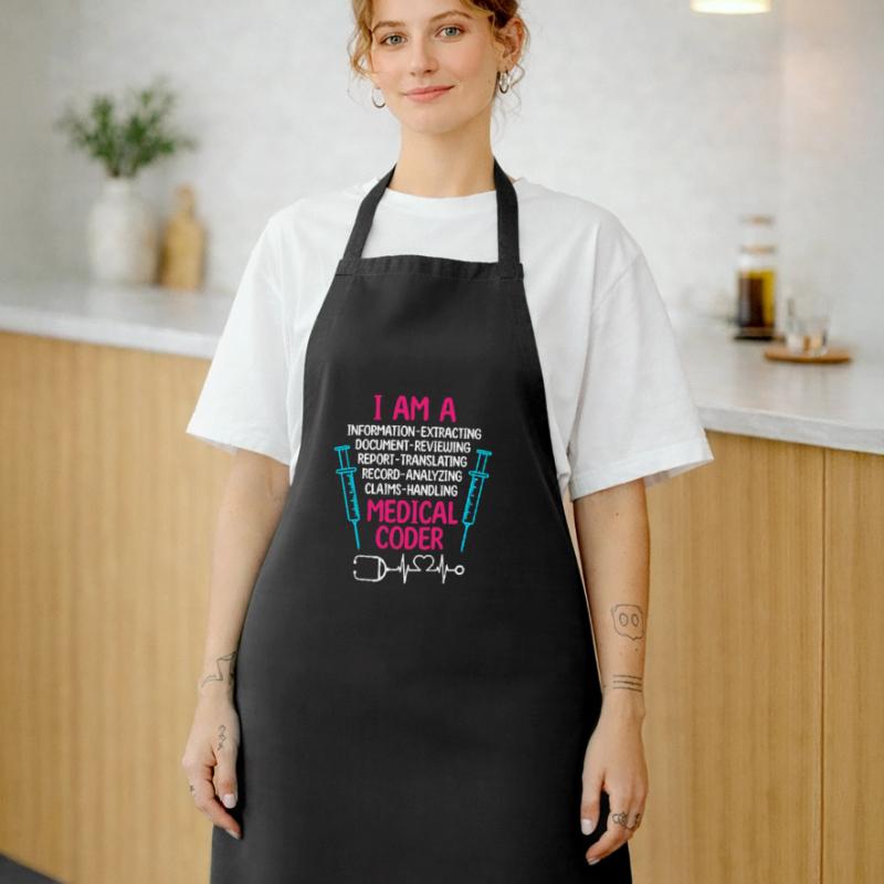 Medical Coder Coding Specialist Cooking Apron
