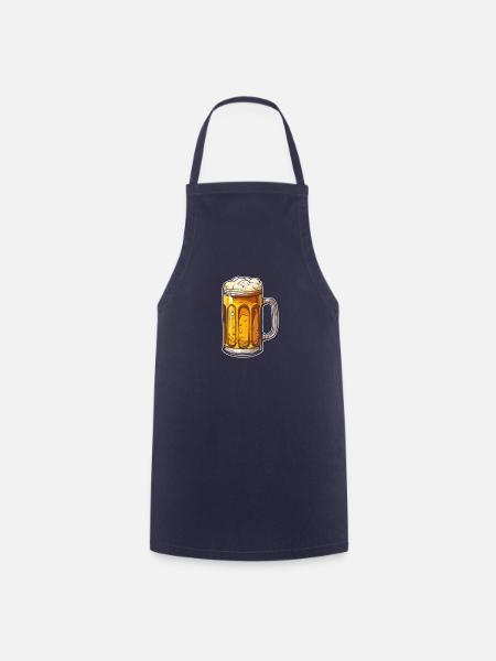 Bier Bierliebhaber Cool - Kochschürze - Navy