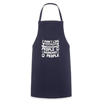 Black Humor Funny - Cooking Apron - navy - Front - AI Model Male 185 dark (185cm)