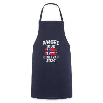 BERLEVAG 2024 Fishing Tour Norway - Cooking Apron - navy - Front - AI Model Male 185 dark (185cm)