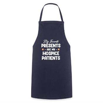 Mes cadeaux préférés sont les miens - Tablier de cuisine - marine - Devant - AI Model Male 185 dark (185cm)