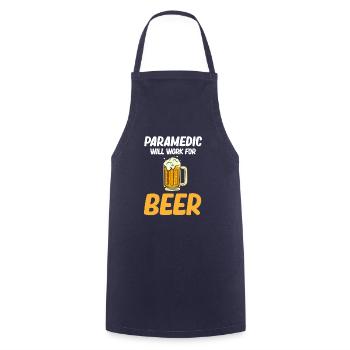 Rettungssanitäter Wird Für Beer Boyfriend Medical - Kochschürze - Navy - Vorne - AI Model Male 185 dark (185cm)