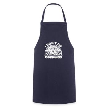 Old English Shepherd Bobtail Funny - Cooking Apron - navy - Front - AI Model Male 185 dark (185cm)