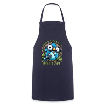 Le meilleur guide d’observation des oiseaux Okay Bird Guide au monde - Tablier de cuisine - marine - Devant - AI Model Male 185 dark (185cm)