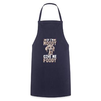Dogue Allemand Drôle Si Je Suis De Mauvaise Humeur Donnez-Moi Gourmand - Tablier de cuisine - marine - Devant - AI Model Male 185 dark (185cm)